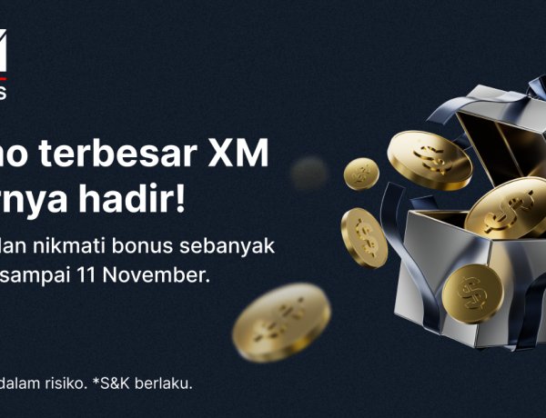 PROMO EKSKLUSIF XM: BONUS DEPOSIT 100% + 50%