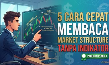 5 Cara Cepat Membaca Market Structure Forex Tanpa Indikator (Panduan Pemula)