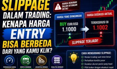 Slippage dalam Trading: Kenapa Harga Entry Bisa Berbeda dari yang Kamu Klik?