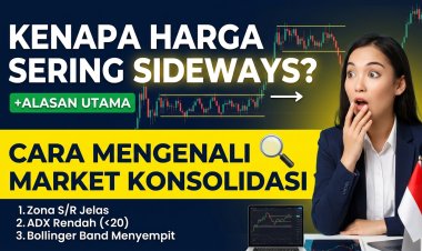 Kenapa Harga Sering Sideways? Cara Mengenali Market yang Sedang Konsolidasi