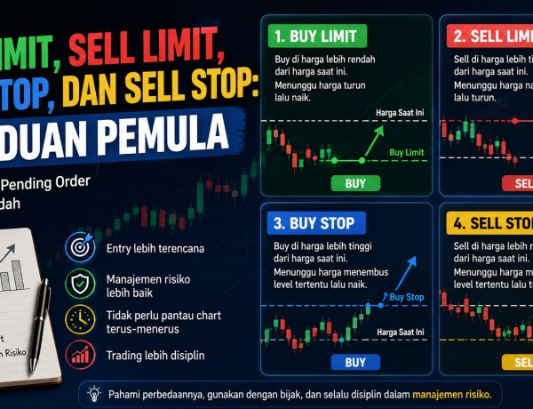 Buy Limit, Sell Limit, Buy Stop, dan Sell Stop: Panduan Pemula