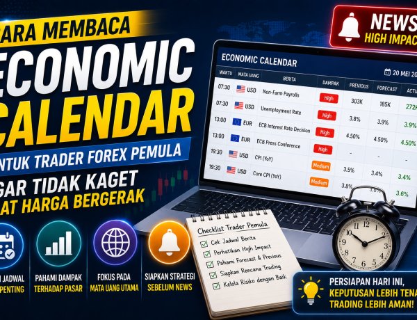 Cara Membaca Economic Calendar untuk Trader Forex Pemula agar Tidak Kaget Saat Harga Bergerak