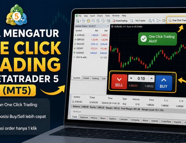 Cara Mengatur One Click Trading di MetaTrader 5 (MT5)