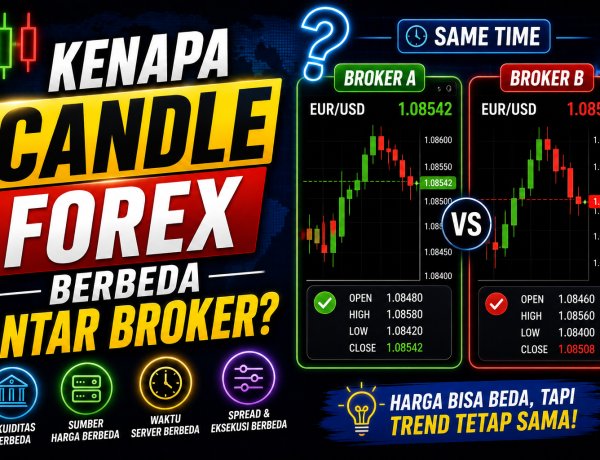 Kenapa Candle Forex Berbeda Antar Broker?