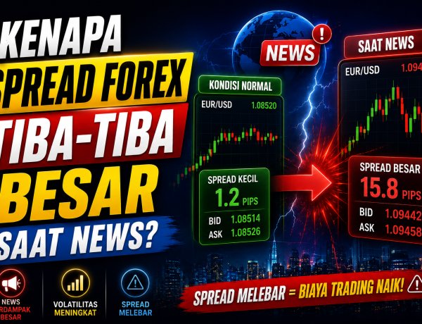 Kenapa Spread Forex Tiba-Tiba Besar Saat News?