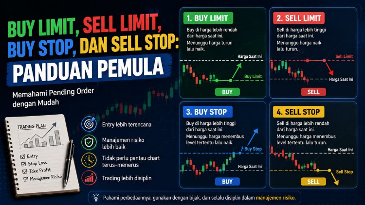 Buy Limit, Sell Limit, Buy Stop, dan Sell Stop: Panduan Pemula