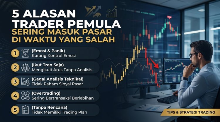 5 Alasan Trader Pemula Sering Masuk Pasar di Waktu yang Salah