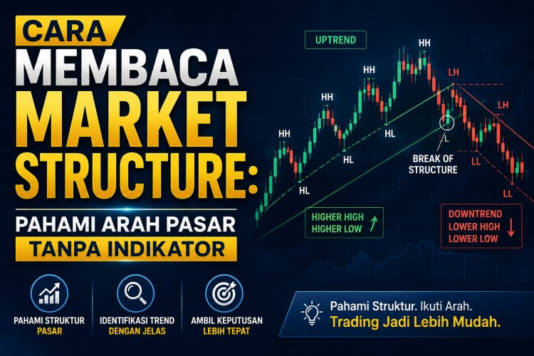 Cara Membaca Market Structure: Pahami Arah Pasar Tanpa Indikator