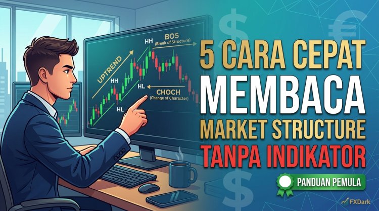 5 Cara Cepat Membaca Market Structure Forex Tanpa Indikator (Panduan Pemula)