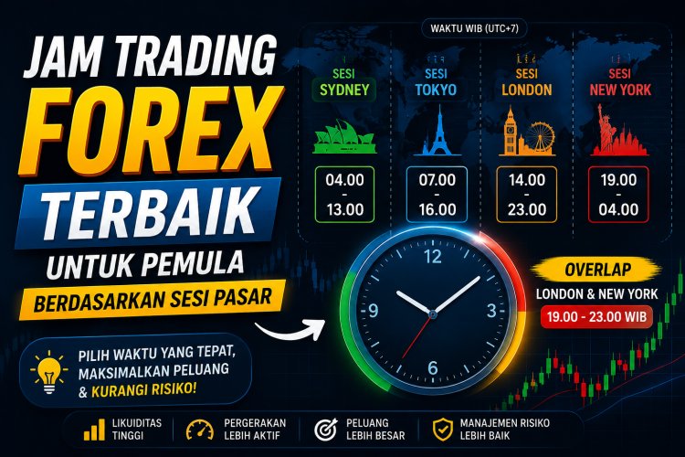 Jam Trading Forex Terbaik untuk Pemula Berdasarkan Sesi Pasar