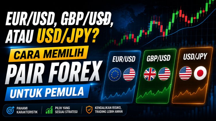 EUR/USD, GBP/USD, atau USD/JPY? Cara Memilih Pair Forex untuk Pemula