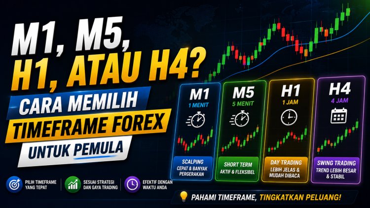 M1, M5, H1, atau H4? Cara Memilih Timeframe Forex untuk Pemula