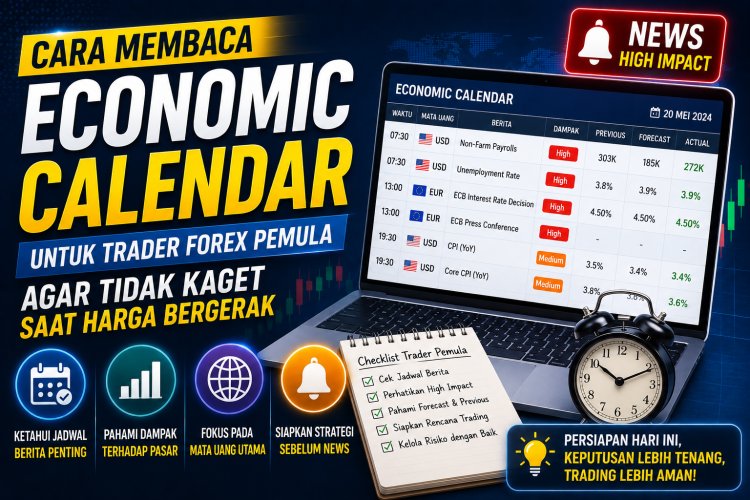 Cara Membaca Economic Calendar untuk Trader Forex Pemula agar Tidak Kaget Saat Harga Bergerak