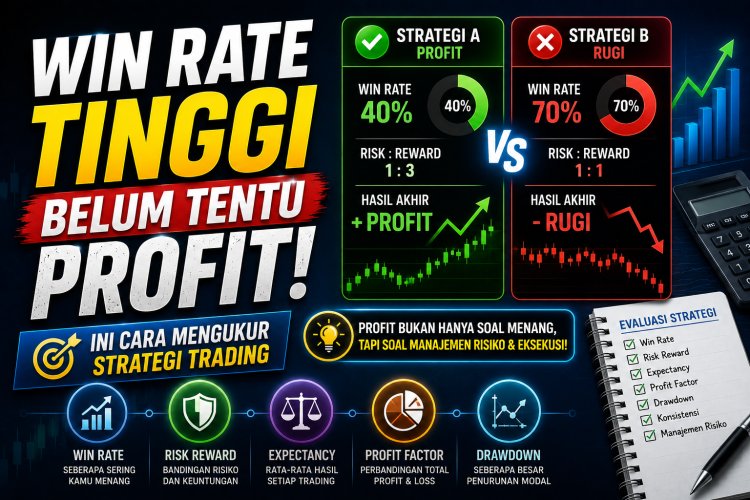 Win Rate Tinggi Belum Tentu Profit! Ini Cara Mengukur Strategi Trading