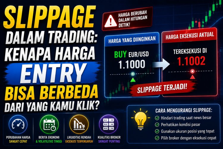Slippage dalam Trading: Kenapa Harga Entry Bisa Berbeda dari yang Kamu Klik?