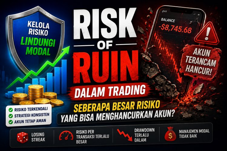 Risk of Ruin dalam Trading: Seberapa Besar Risiko yang Bisa Menghancurkan Akun?