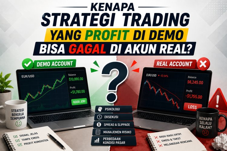 Kenapa Strategi Trading yang Profit di Demo Bisa Gagal di Akun Real?