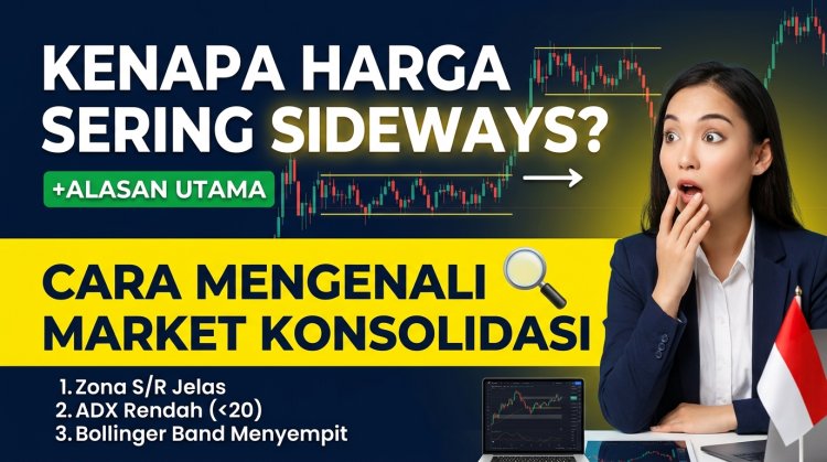 Kenapa Harga Sering Sideways? Cara Mengenali Market yang Sedang Konsolidasi
