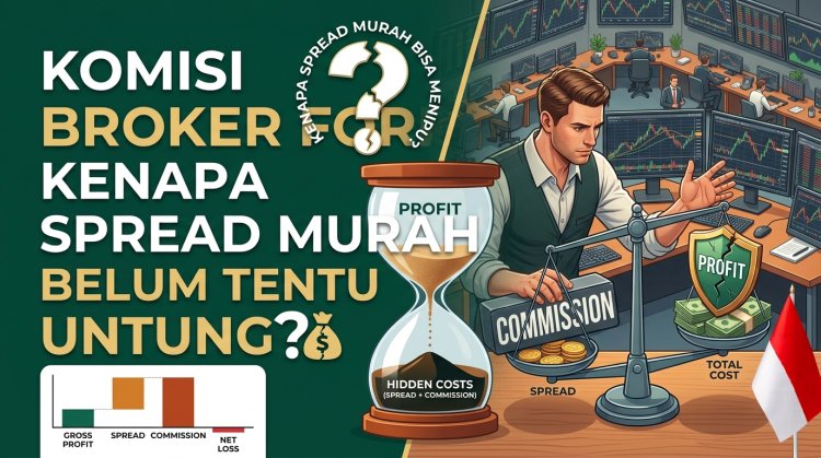 Komisi Broker Forex: Kenapa Spread Murah Belum Tentu Lebih Menguntungkan?