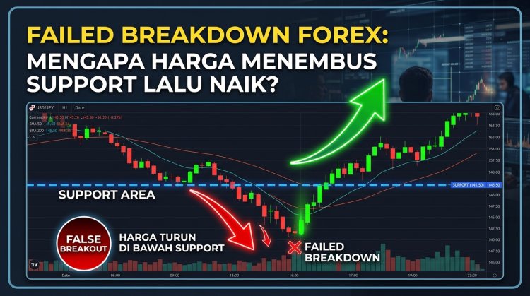 Failed Breakdown Forex: Mengapa Harga Menembus Support Lalu Naik?