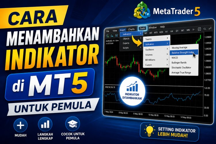 Cara Menambahkan Indikator di MT5 untuk Pemula