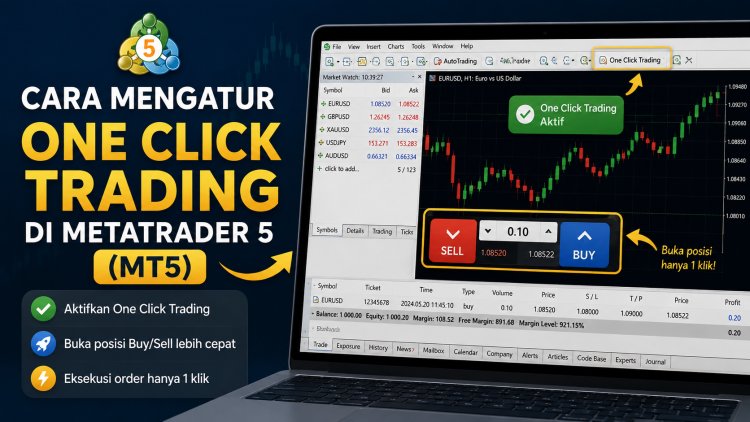 Cara Mengatur One Click Trading di MetaTrader 5 (MT5)