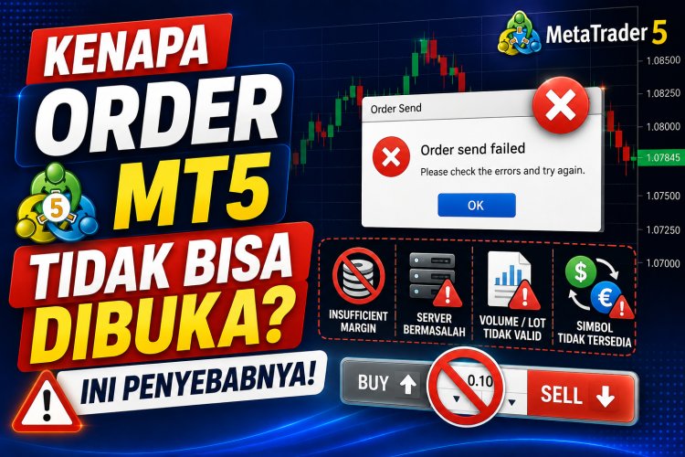 Kenapa Order MT5 Tidak Bisa Dibuka? Ini Penyebabnya