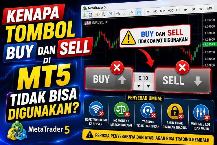 Kenapa Tombol Buy dan Sell di MT5 Tidak Bisa Digunakan?