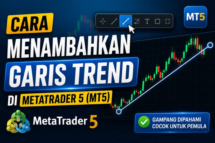 Cara Menambahkan Garis Trend di MetaTrader 5 (MT5)