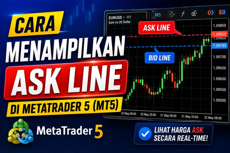 Cara Menampilkan Ask Line di MetaTrader 5 (MT5)