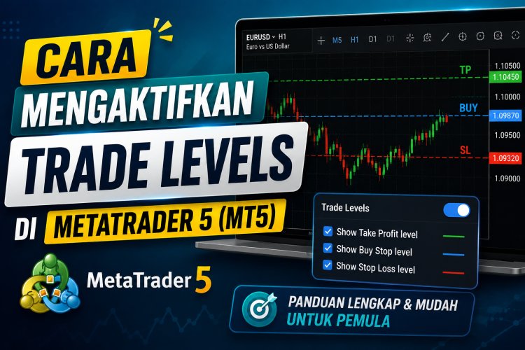 Cara Mengaktifkan Trade Levels di MetaTrader 5 (MT5)