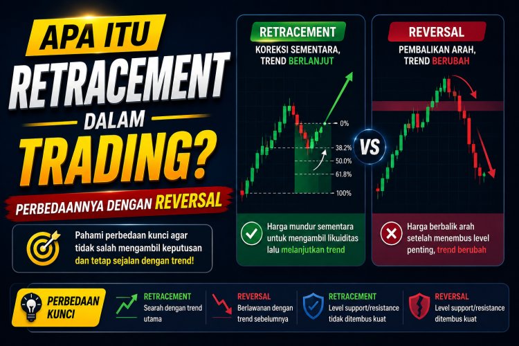 Apa Itu Retracement dalam Trading? Perbedaannya dengan Reversal