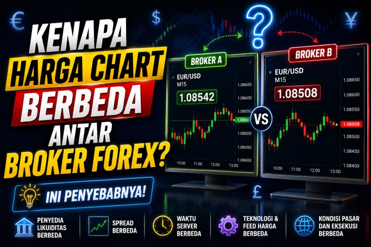 Kenapa Harga Chart Berbeda Antar Broker Forex?