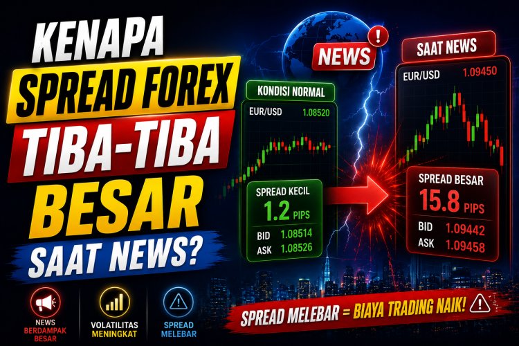 Kenapa Spread Forex Tiba-Tiba Besar Saat News?