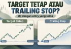 Target Tetap atau Trailing Stop? Uji dengan Entry Sama