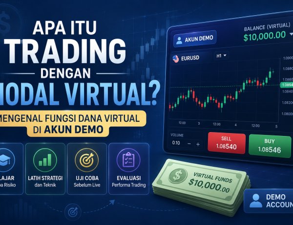 Apa Itu Trading dengan Modal Virtual? Mengenal Fungsi Dana Virtual di Akun Demo