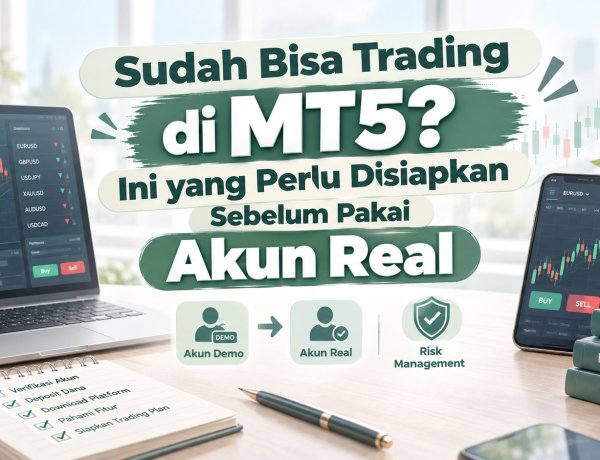 Sudah Bisa Trading di MT5? Ini yang Perlu Disiapkan Sebelum Pakai Akun Real
