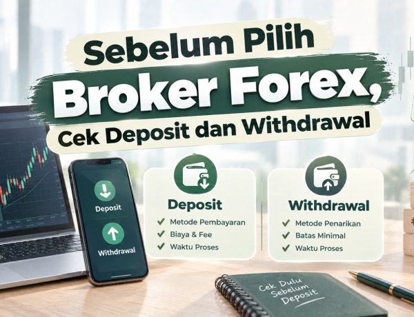 Sebelum Pilih Broker Forex, Cek Deposit dan Withdrawal