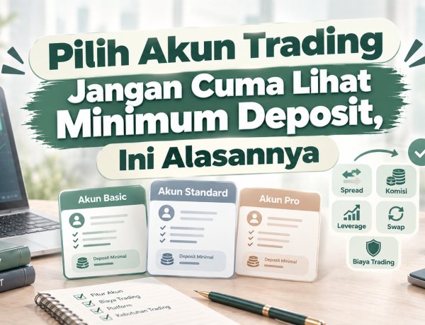 Pilih Akun Trading Jangan Cuma Lihat Minimum Deposit, Ini Alasannya