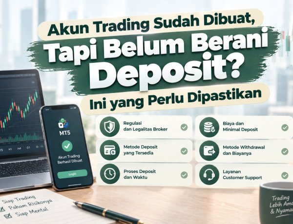 Akun Trading Sudah Dibuat, Tapi Belum Berani Deposit? Ini yang Perlu Dipastikan