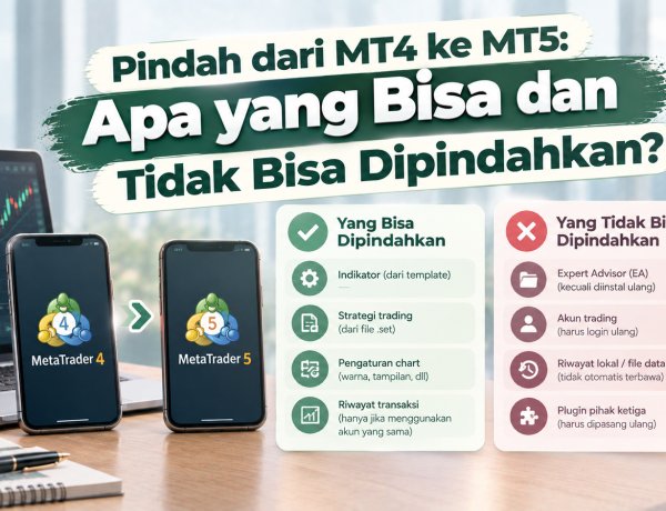 Pindah dari MT4 ke MT5: Apa yang Bisa dan Tidak Bisa Dipindahkan?