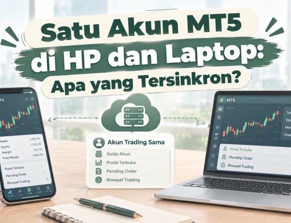 Satu Akun MT5 di HP dan Laptop: Apa yang Tersinkron?