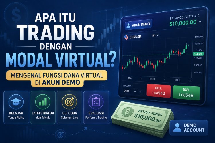 Apa Itu Trading dengan Modal Virtual? Mengenal Fungsi Dana Virtual di Akun Demo