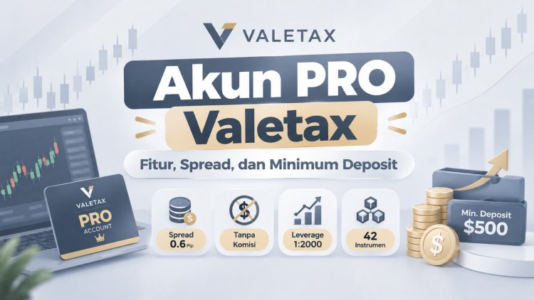 Akun PRO Valetax: Fitur, Spread, dan Minimum Deposit