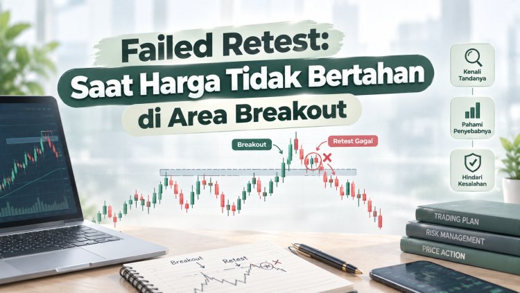 Failed Retest: Saat Harga Tidak Bertahan di Area Breakout
