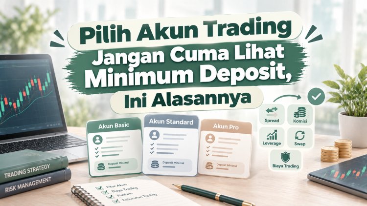 Pilih Akun Trading Jangan Cuma Lihat Minimum Deposit, Ini Alasannya