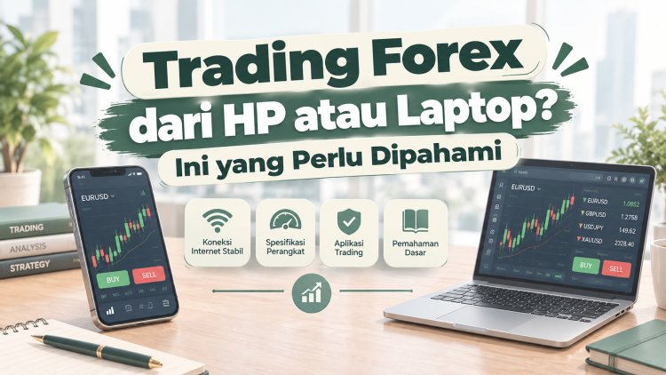 Trading Forex dari HP atau Laptop? Ini yang Perlu Dipahami