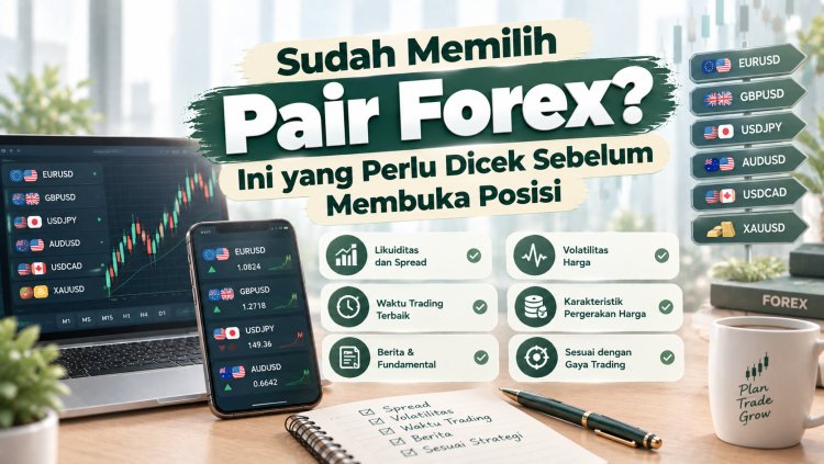 Sudah Memilih Pair Forex? Ini yang Perlu Dicek Sebelum Membuka Posisi