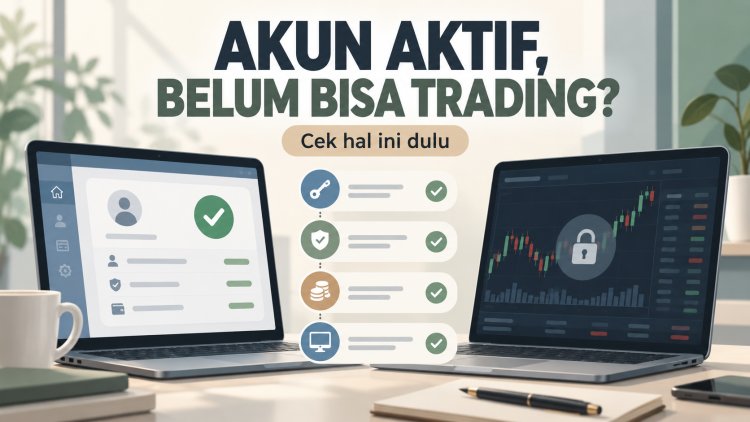 Akun Broker Sudah Aktif, Tapi Belum Bisa Trading? Cek Hal Ini Dulu