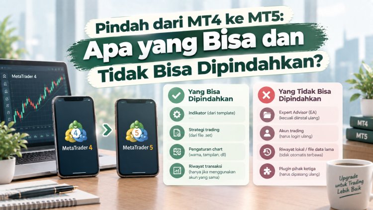 Pindah dari MT4 ke MT5: Apa yang Bisa dan Tidak Bisa Dipindahkan?